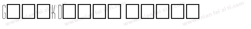 Greek Diner字体转换
